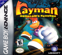 Rayman Hoodlum's Revenge box art for GameBoy Advance